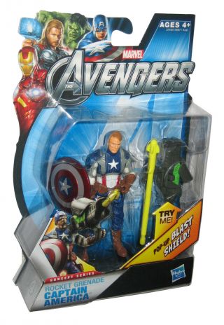 Marvel The Avengers Captain America Movie Rocket Grenade Action Figure