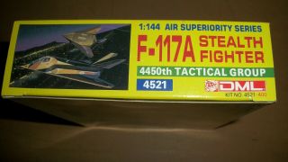 DML 1/144 F117A Stealth Fighter 4450th Tactical Group Kit 4521 3