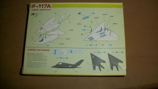 DML 1/144 F117A Stealth Fighter 4450th Tactical Group Kit 4521 4