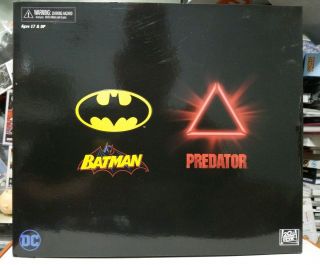 Sdcc 2019 Neca Dc Dark Horse Batman Vs Predator 2 - Pack In - Hand Ready To Ship