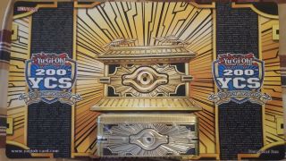 Yu - Gi - Oh Gold Sarcophagus Mat And 2019 Mega Tin Combo