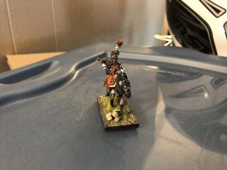 28mm Napoleonic French Imperial Guard Bugler Mounted Colors