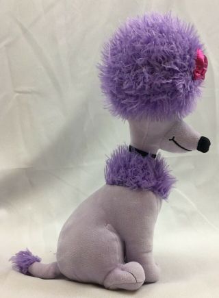 CLEO Purple poodle DOG friend Clifford the Big Red Dog Lovey Plushie Plush 12” 3