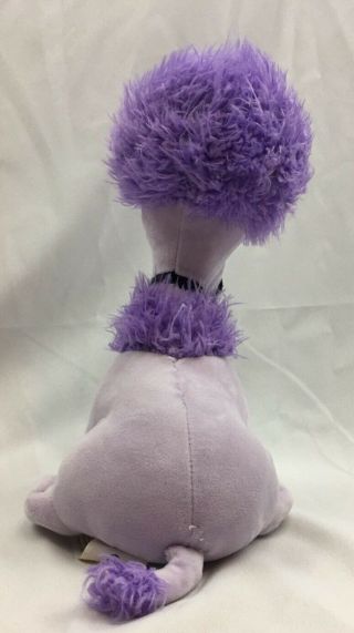 CLEO Purple poodle DOG friend Clifford the Big Red Dog Lovey Plushie Plush 12” 4