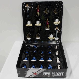 32 Piece Elvis Presley Chess Set Collectible Board Game Musi 116 3