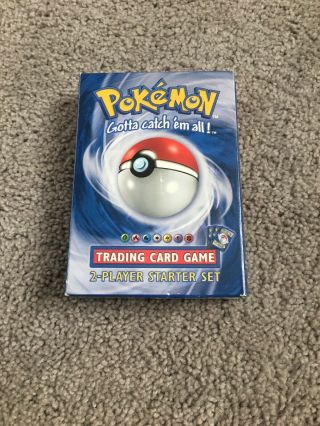 Pokemon Trading Card Game,  2 Player Starter Set And Zap Theme Deck,  1st Edition