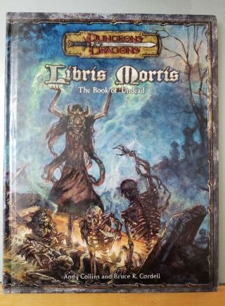 Libris Mortis - Hardcover Dungeons & Dragons 3.  5 / 3rd Edition - D&d D20