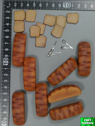 Cs - 043 Crazy 1:6 Scale Did Wwii German - Resin Rye Breads & Breads