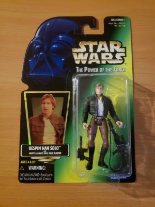 Kenner Star Wars Potf Power Of The Force Bespin Outfit Han Solo Moc