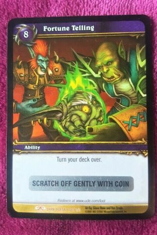 World Of Warcraft Loot Card Tcg - Fortune Telling Imp In A Ball Unscratched