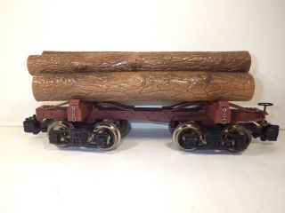 Bachmann G Scale Skeleton Log Car With Logs & Metal Wheels