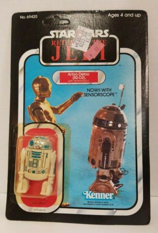 Vintage 1983 Star Wars Return Of The Jedi Artoo Detoo With Sensorscope 69420