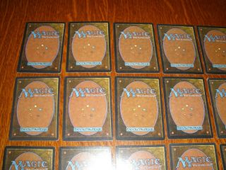MTG Magic Unlimited Basic Lands x28 (Island,  Swamp,  Forest,  Mountain, . ) LP Ave 7