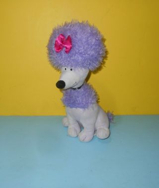 11 " Kohls Cares Clifford Cleo Dog Stuffed Animal Plush Purple French Poodle
