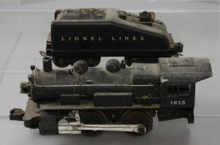 Lionel 1615 0 - 4 - 0 Die - Cast Steam Switcher Locomotive With Tender