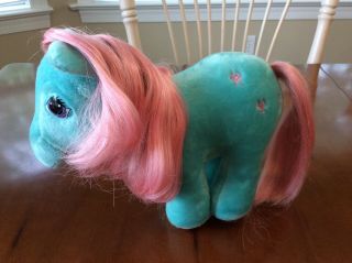 Vintage My Little Pony Bow Tie Hasbro Softies Plush Stuffed Toy 1985
