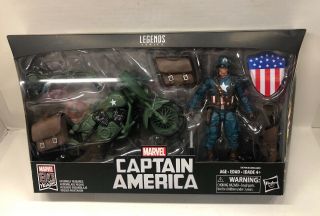 Marvel Legends Ultimate Captain America & Motorcycle 6 - Inch