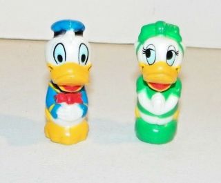 Vintage 1986 Mickey Disneyland Playmates Replacement Figures Donald & Daisy Duck