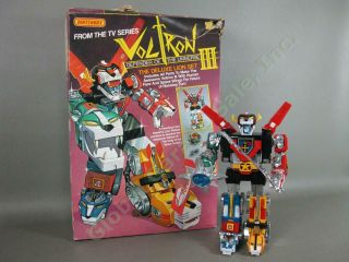 Vintage 1984 Matchbox Voltron Iii Deluxe Lion Set Defenders Of The Universe,  Box
