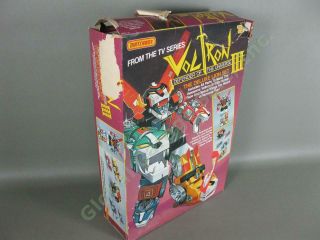 Vintage 1984 Matchbox Voltron III Deluxe Lion Set Defenders of the Universe,  Box 7