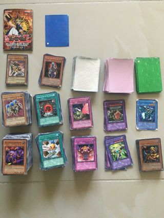 Yo Gi Oh Cards 601 Include 1 - St And Limited Editions,  Card Protectors,  Rulebook
