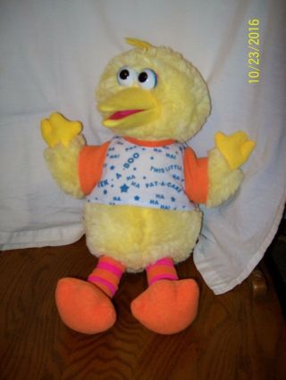 Sesame Street Talking Playtime Peek A Boo Big Bird Plush 16 "