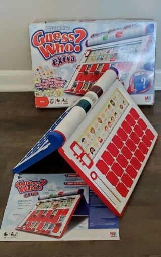 Guess Who? Extra Electronic Game By Milton Bradley 2008 Complete