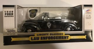 Liberty Classics 1:25 Scale 1940 Ford Ohio State Highway Patrol Police - Loose