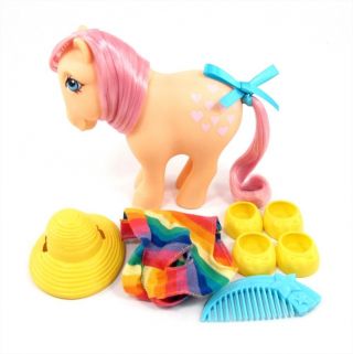 Vintage G1 Pretty Parlor Playset My Little Pony ✦ Peachy ✦ With Bonus Access