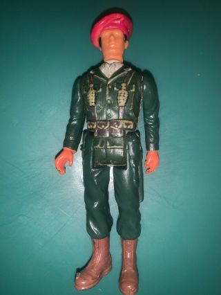 1982 Vintage Red Beret Military One Action Figure Porto Play