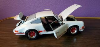 Universal Hobbies Eagles Race 1:18 Scale 1973 Porsche 911 Carrera 2.  7l White (5)