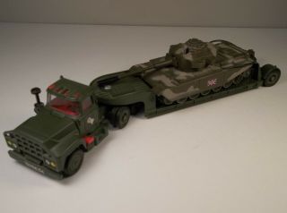 Corgi Major Toys Mack Truck Tank Transporter With Centurion Mk Lll Tank 1973