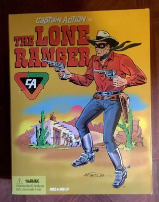 Nib Vintage 90s Captain Action The Lone Ranger Doll Figure Playing Mantis 1998
