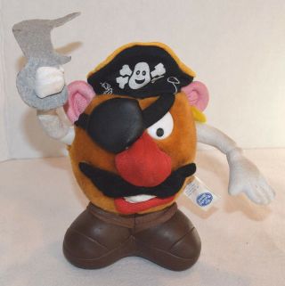 Pirate Mr.  Potato Head 8 " Plush 1999 Nanco Stuffed Toy
