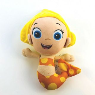 2014 Fisher Price Nickelodeon Bubble Guppies Deema Mermaid Plush Doll Figure