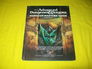 Dungeon Masters Guide Dungeons & Dragons Ad&d Tsr 2011 - 6 2nd Cover 1st Edition
