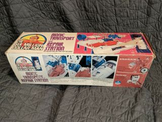 1973 Six Million Dollar Man Bionic Transport & Repair Station NEVER PLAYED WITH 4