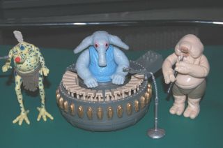 Star Wars Kenner Vintage Return Of The Jedi Max Rebo Band With Mics Wow