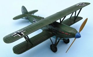 Avia B.  534 - Ii,  Luftwaffe,  1939,  Scale 1/72,  Hand - Made Plastic Model