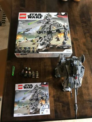 Lego Star Wars At - Ap Walker (75234) - 100 Complete With All Figures And Box