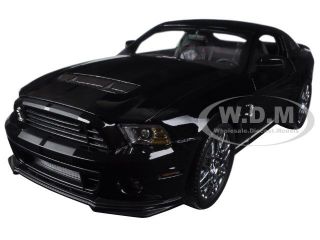 Boxdamaged 2013 Ford Shelby Gt500 Cobra Black 1/18 Shelby Collectibles Sc392 - 1