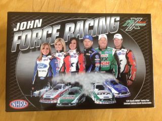 2011 John Force Castrol Gtx High Mileage Ford Mustang 1/24 Signed Autograph