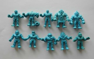 10 X M.  U.  S.  C.  L.  E.  Men - Light Blue - Class B Muscle Men Mattel - Kinnikuman