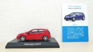 Kyosho 1/64 Vw Volkswagen Golf R Red Diecast Car Model