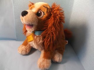 Disney Core Lady And The Tramp Beanbag Dog Plush 8 Inch Lady
