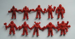 10 X M.  U.  S.  C.  L.  E.  Men - Red - Class B Muscle Men Mattel - Kinnikuman