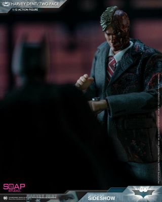 Soap Studio Two - Face Harvey Dent Dark Knight Batman 6 " Figure 1:12 1/12 Scale