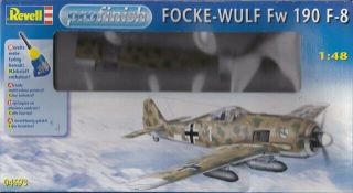 Revell 1:48 Focke - Wulf Fw 190 Pro Finish Plastic Aircraft Model Kit 85 - 1656