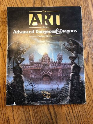 Tsr 1989 The Art Of The Advanced Dungeons & Dragons Fantasy Game