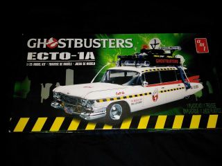 Ghostbusters Ecto - 1a 1959 Cadillac Car Amt 1/25 Scale,  Hearse